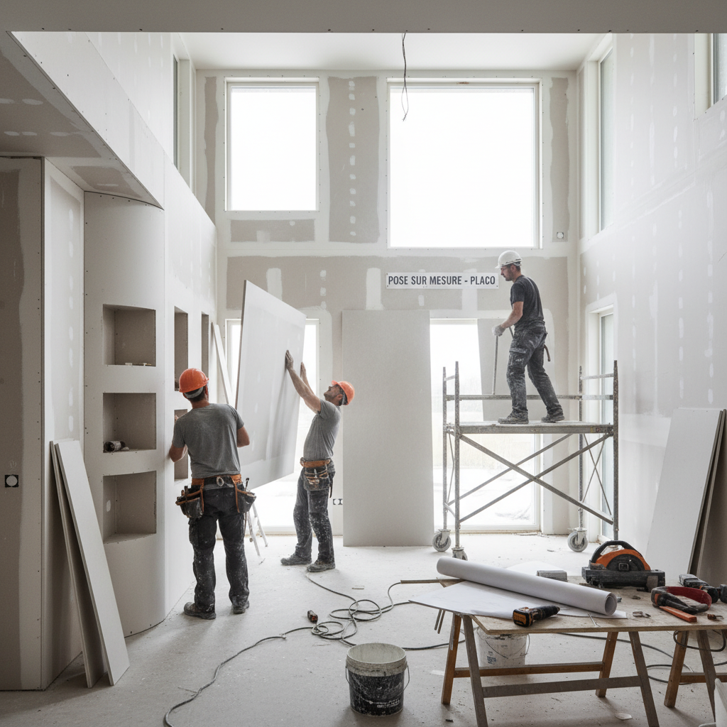 pose de placo surmesure